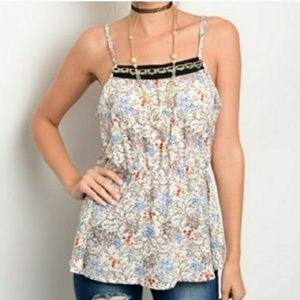 Ivory tank blouse